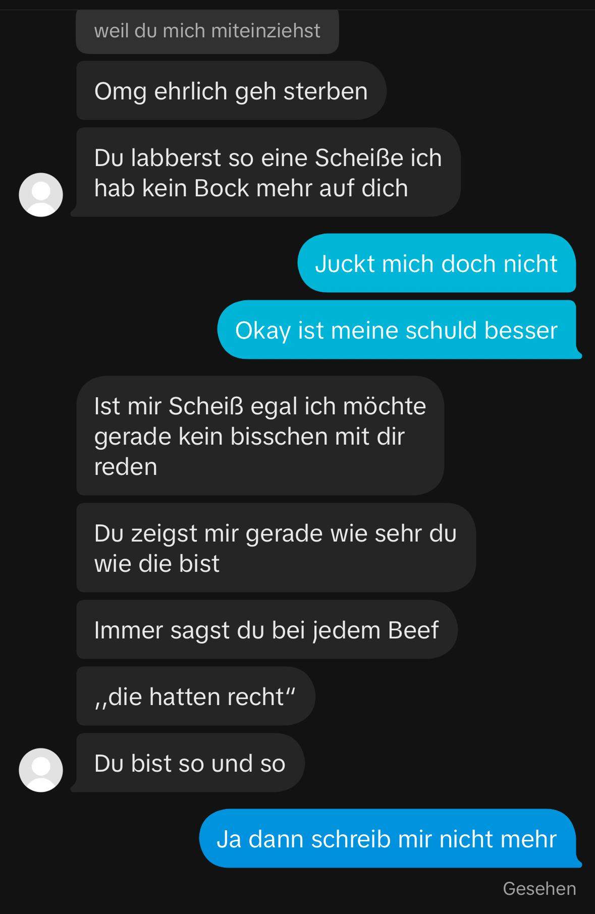 Aus Wut sie überall geblockt? (Mädchen, Jungs, Freundin)