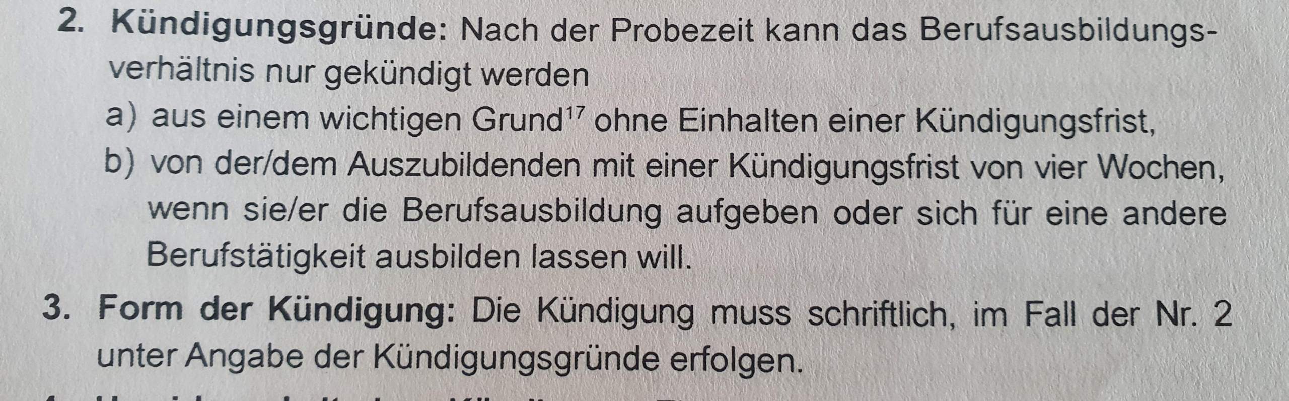 Ausbildung kündigen, Betrieb wechseln? (Job, Bewerbung, Kündigung)