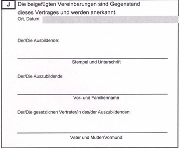 Ausbildungsvertrag Und Unterschrift Recht Ausbildung Und Studium Ausbildung