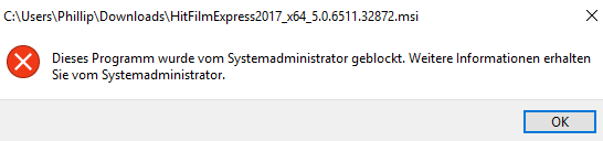 Fehler - (Windows 10, Administrator)