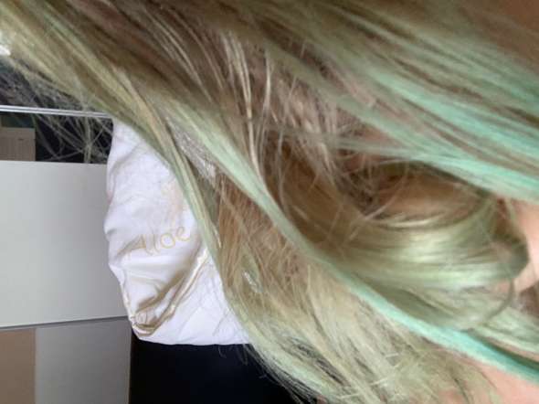 Ausgewaschenes Hellgrun Blondieren Haare Haarfarbe Directions