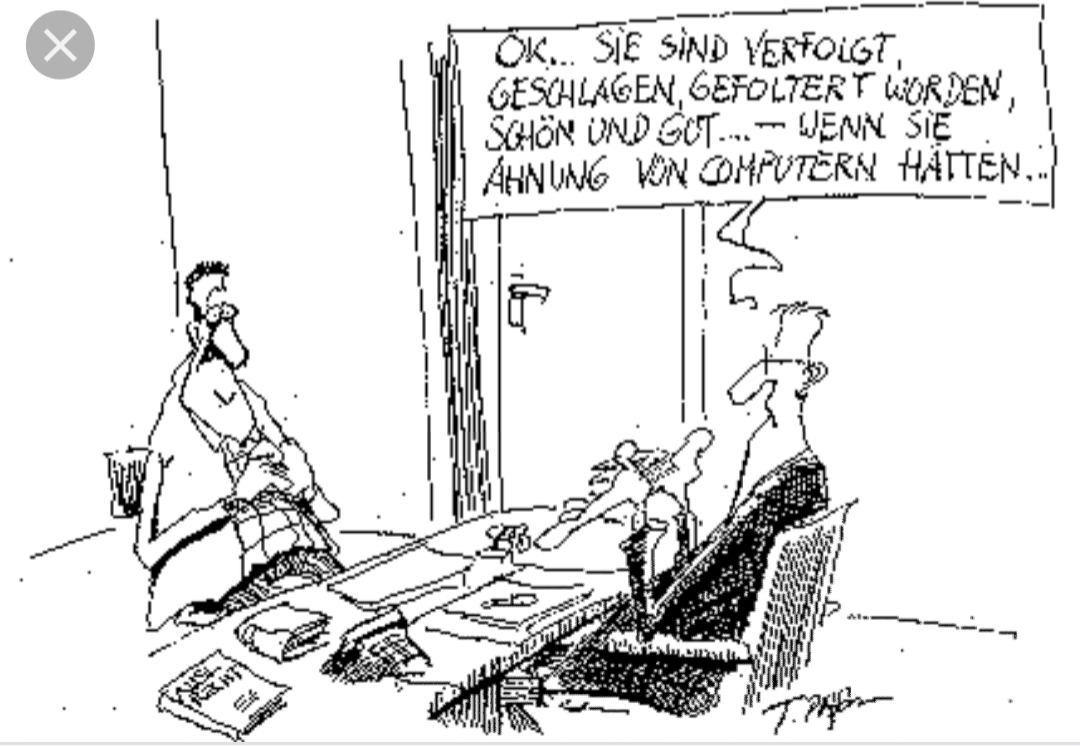Aussage Karikatur Von Herbert Leuninger Schule Politik Fluchtlinge