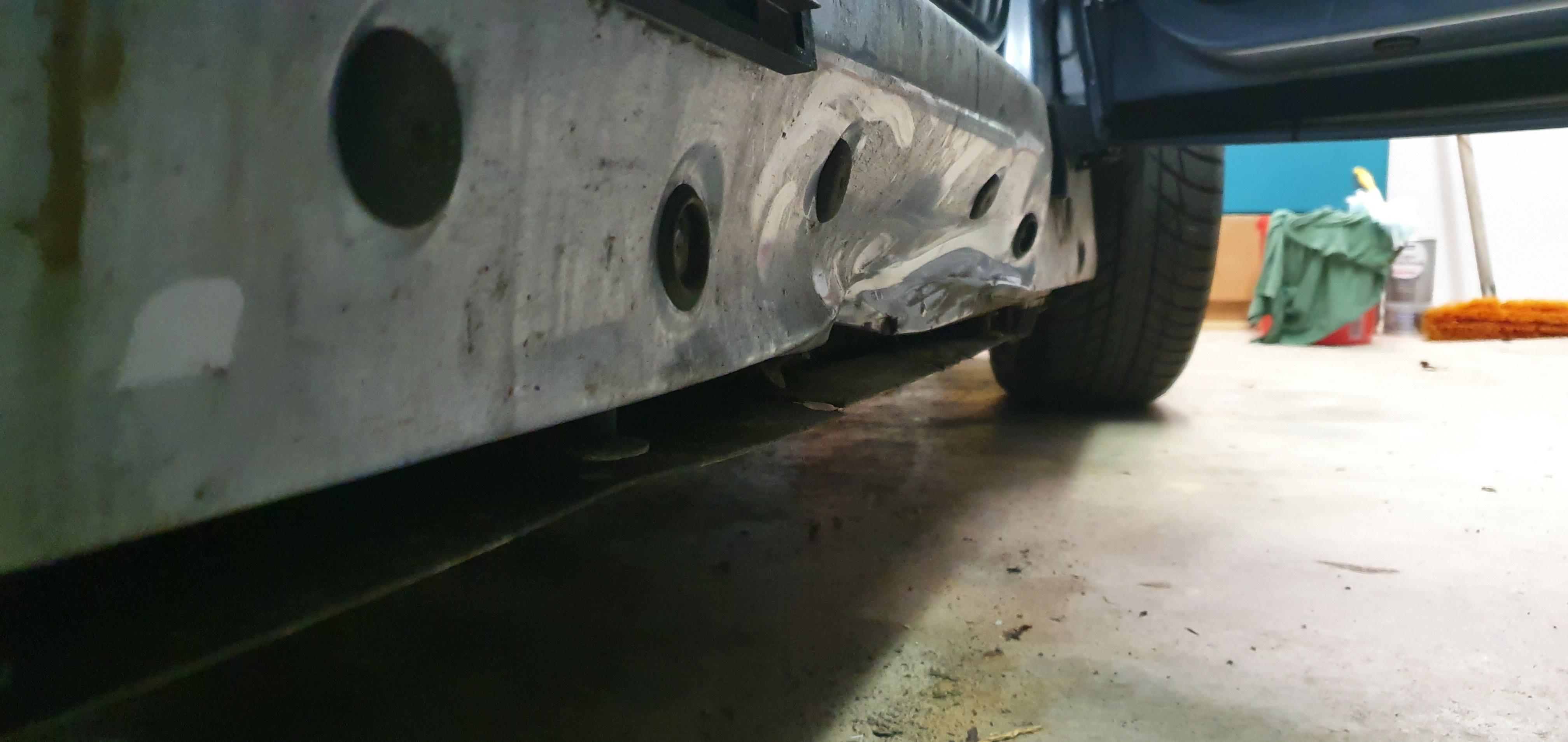 Auto Rahmen Rechts Und Eingedruckt Kritisch Auto Und Motorrad Schaden