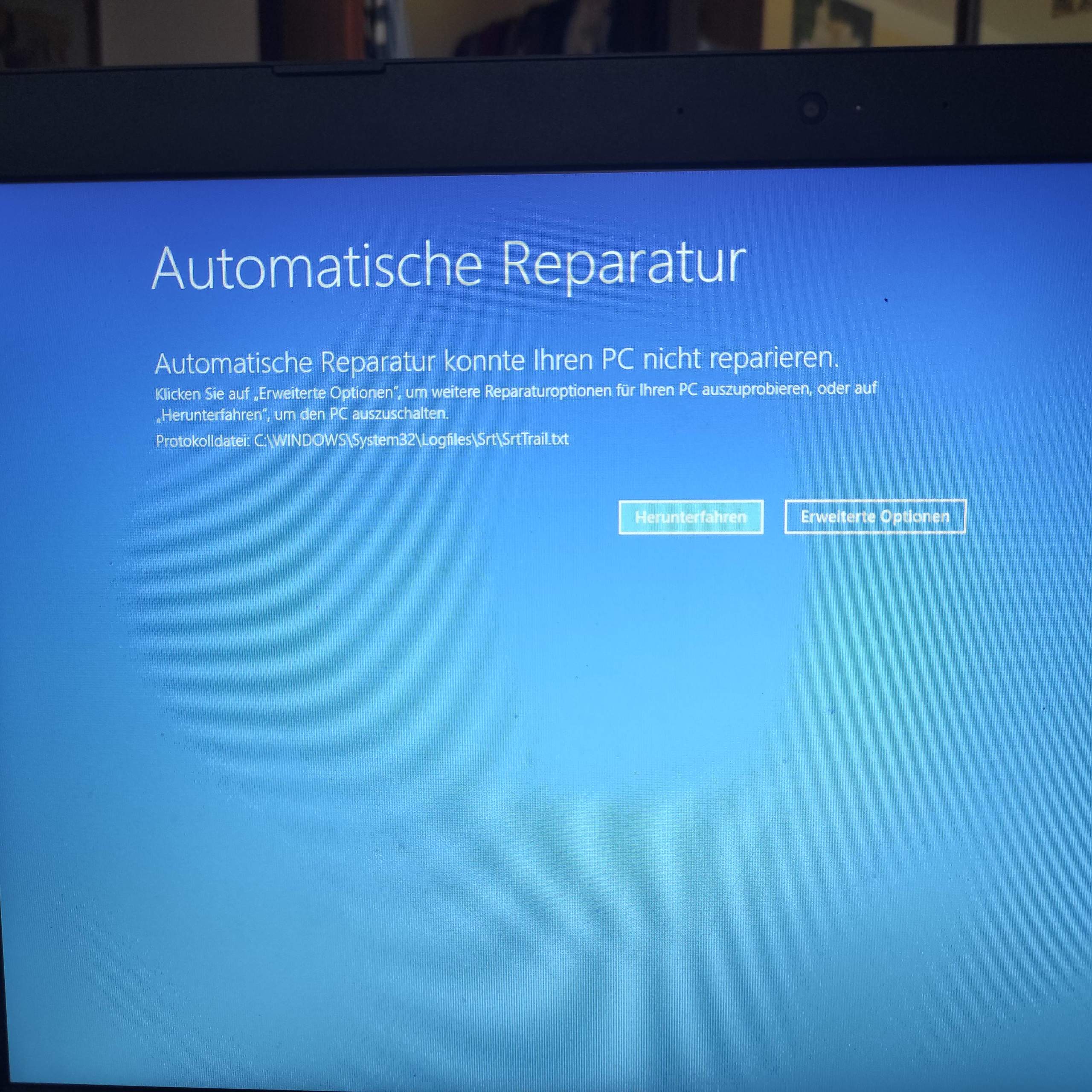 Automatische Reparatur konnte ihren PC nicht reparieren was tun