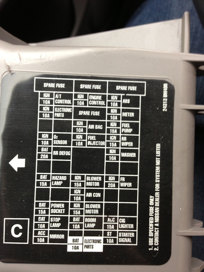 Autosicherung - welche fürs Radio? (mit Bild) (Auto ... fuse box in nissan almera 