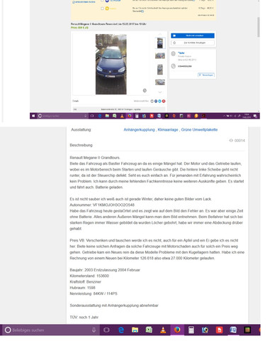 Autoverkauf Eines Bastlerautos Von Privat An Händler Vertrag Ebay