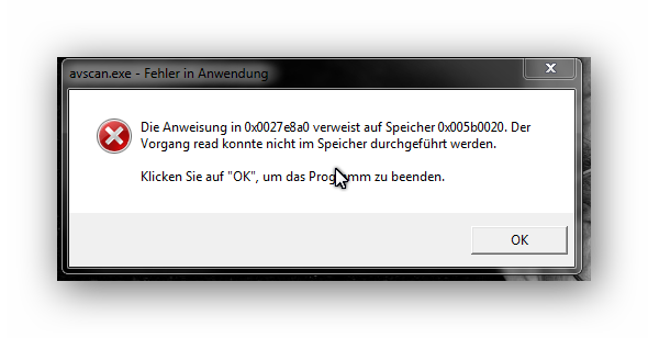 Avira Bleibt Bei Suche Hangen Pc Antivirus Antivir