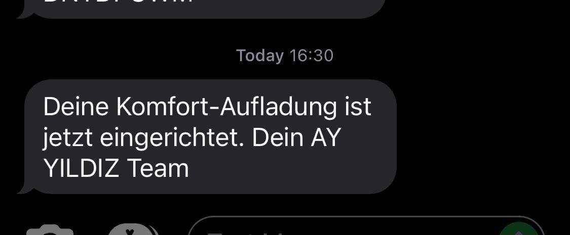 AY YILDIZ Aufladung nicht erhalten? (Handy, Smartphone, SIM-Karte)