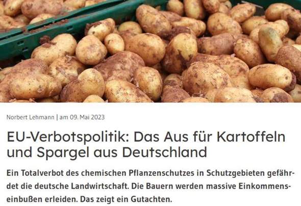 Bald keine Kartoffeln und Spargel mehr aus Deutschland. Wie findet ihr das?