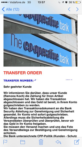 CO-OPERATIVE BANK - (Bank, eBay, London)