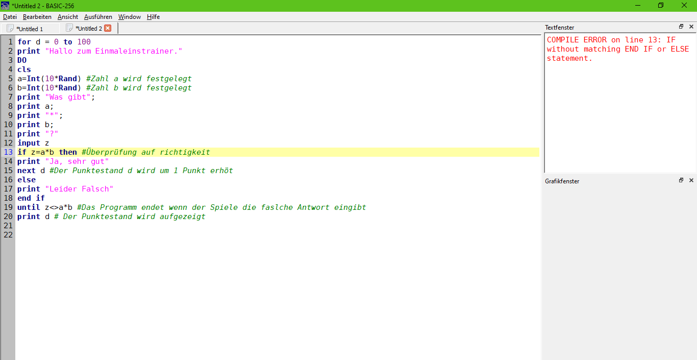 Basic 256 Code Examples Basic 256