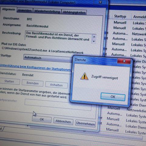 Das wird eingeblendet - (Computer, PC, Firewall)