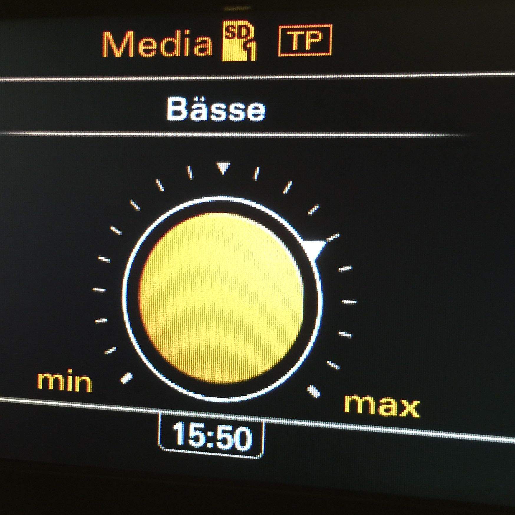 Bass(Subwoofer) richtig einstellen (Auto Audi Q5)? (Musik, Sound)