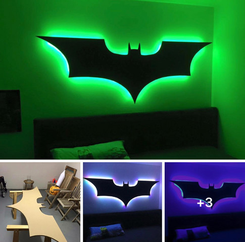 Batman Logo Schablone Druck Do It Yourself Wandtattoo