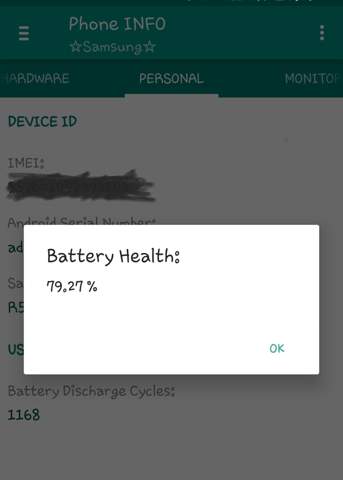 Battery health 79%?