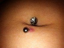 Bild - (Piercing, Bauch, Bauchnabelpiercing)