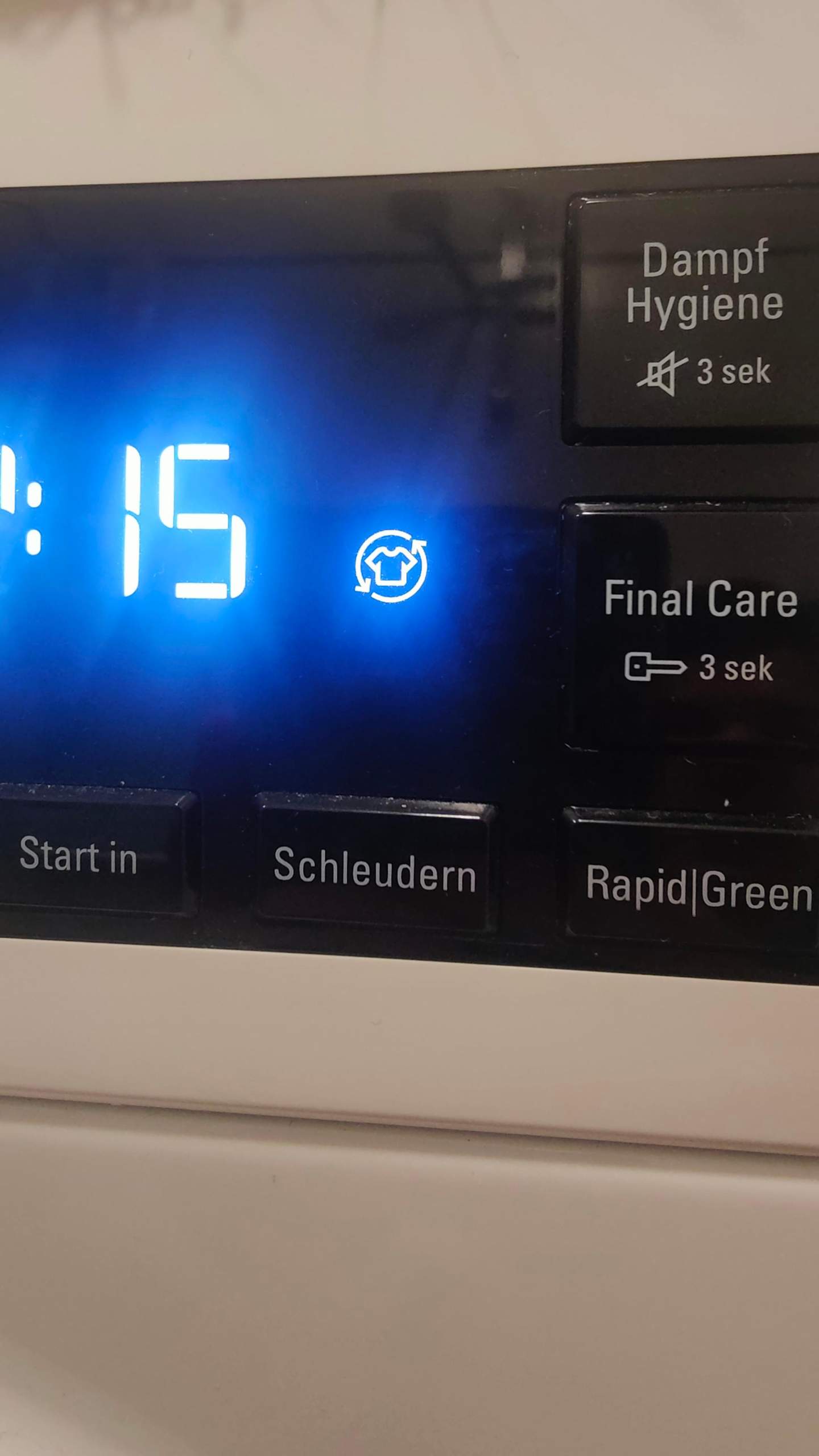 Bauknecht w active 8a geräusche und komisches Symbol? (Reparatur, Waschmaschine, Haushaltsgeräte)