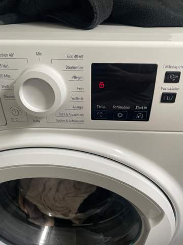 Bauknecht Waschmaschine entsperren?