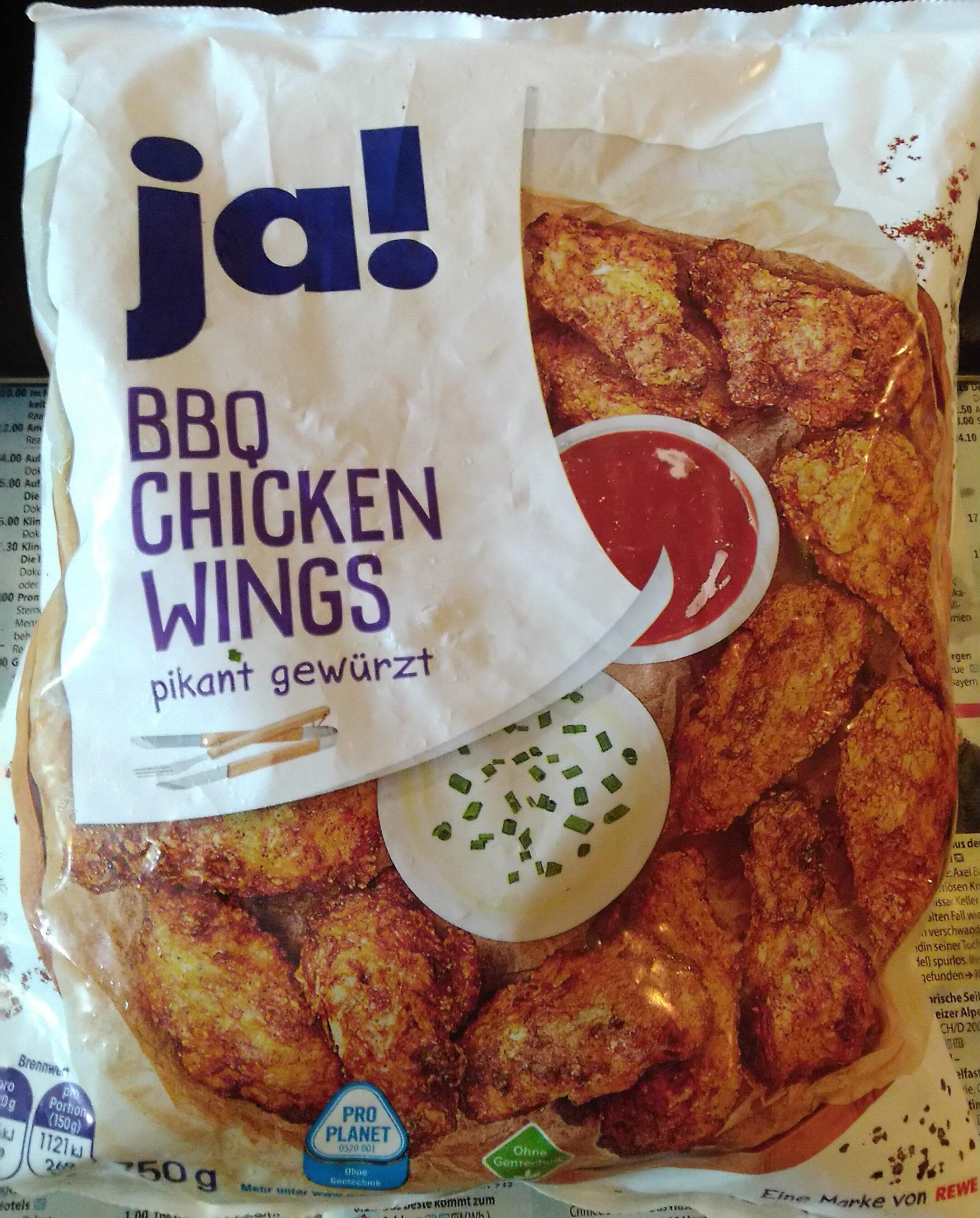 Rewe Fast Food bbq chicken wings? (Fleisch, Fast Food, Rewe)