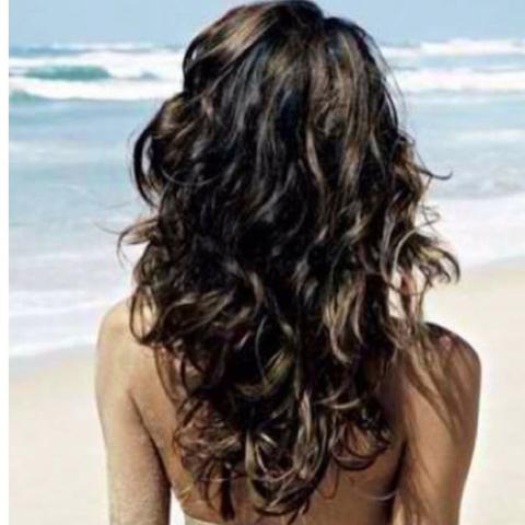 Beach Waves Bei Dunnen Langen Glatten Haaren Dauerwelle Curly Hair
