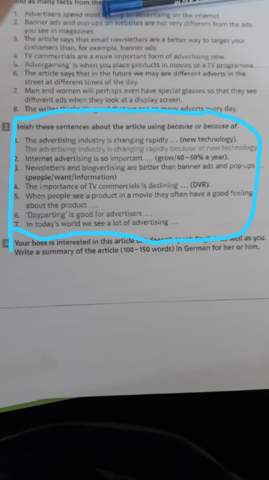 Because or because of?