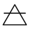 Dreieck mit Querstrich - (Bedeutung, Tattoo, Zeichen)