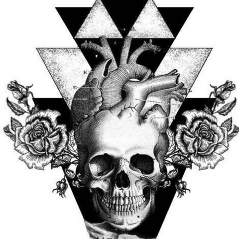 Bedeutung Tattoo Dreiecke Herz Dreieck