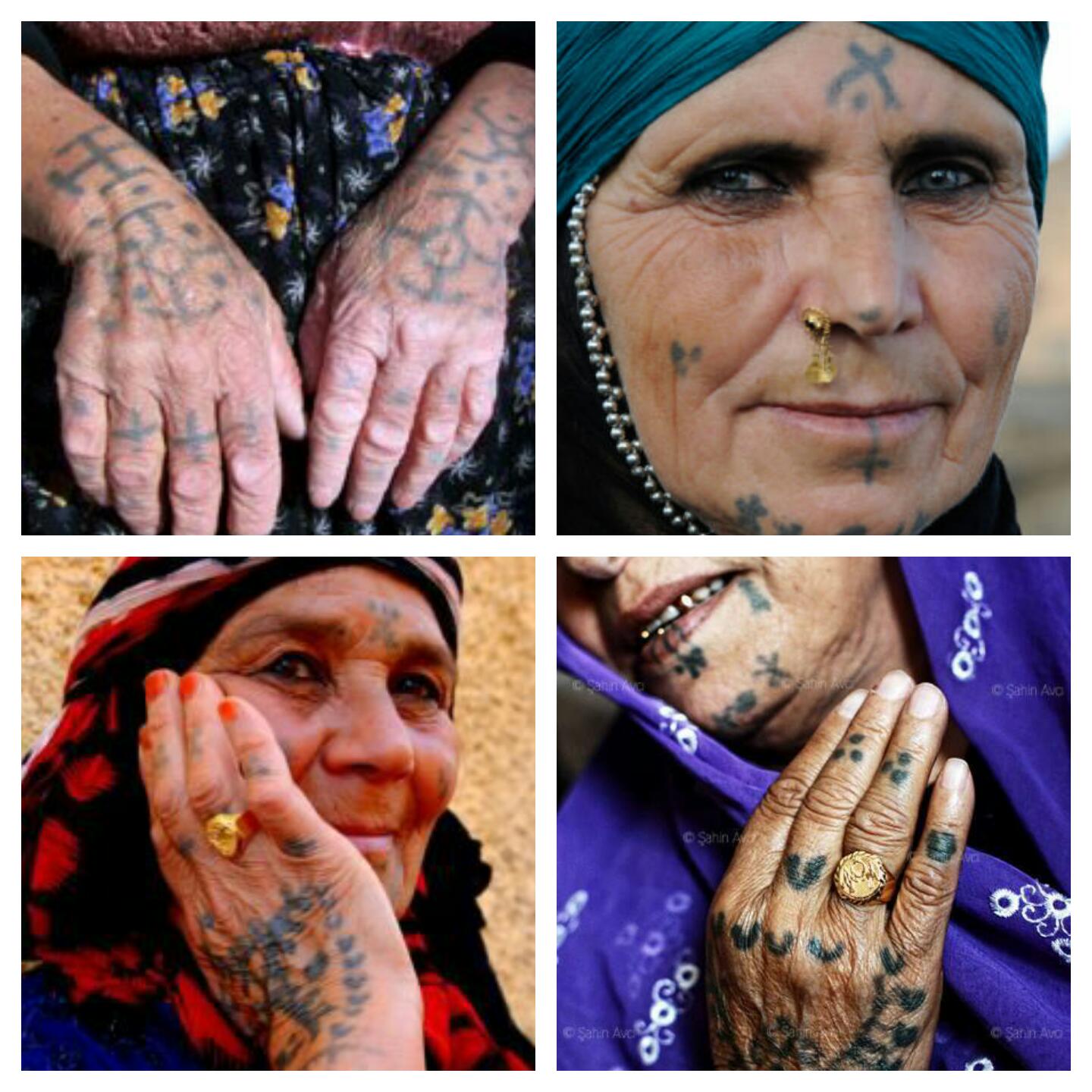 Bedeutung Von Alter Kurdischer Tattoo Tradition Kurden