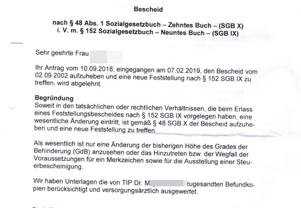 Behindertenausweis Gdb Erhohung Wurde Abgelehnt Welche Rechte Hat Sie Recht Jura Behinderung Behindertenausweis Gdb Erhohung Wurde Abgelehnt Welche Rechte Hat Sie Recht Jura Behinderung