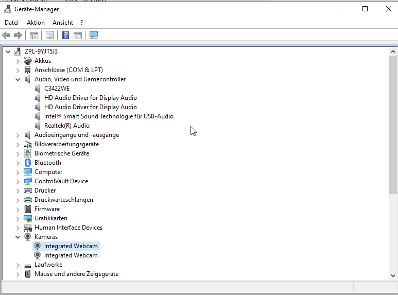 Bei Dell C3422WE Kamera funktioniert nicht? (Monitor, Display, HP)