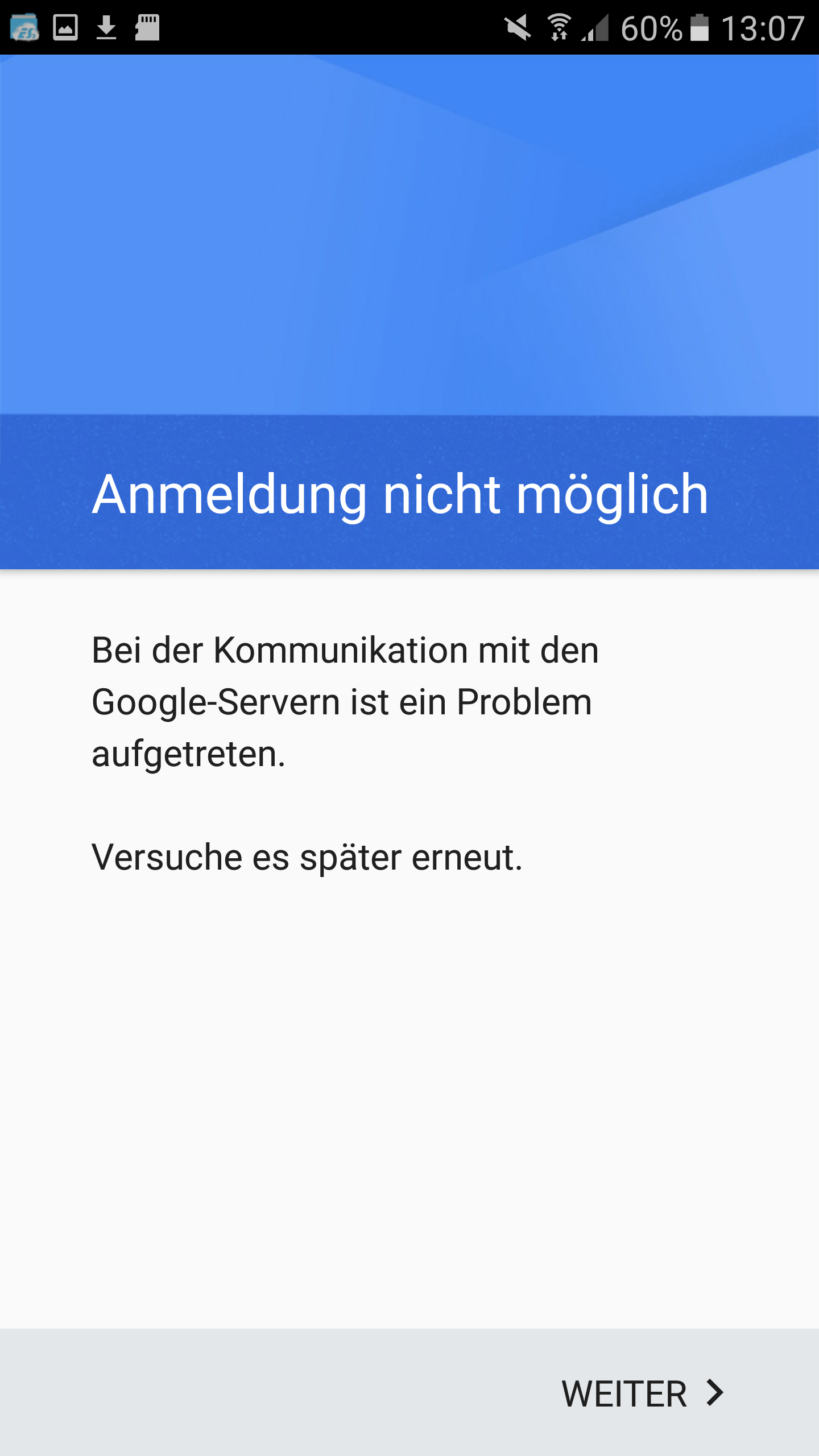 Bei der Kommunikation mit den GoogleServern ist ein Problem aufgetreten? (Android, Google Probleme)