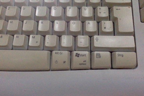 rechts unten - (Mac, Tastatur, Logitech)