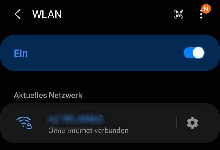 Bei meinem WLAN steht manchmal