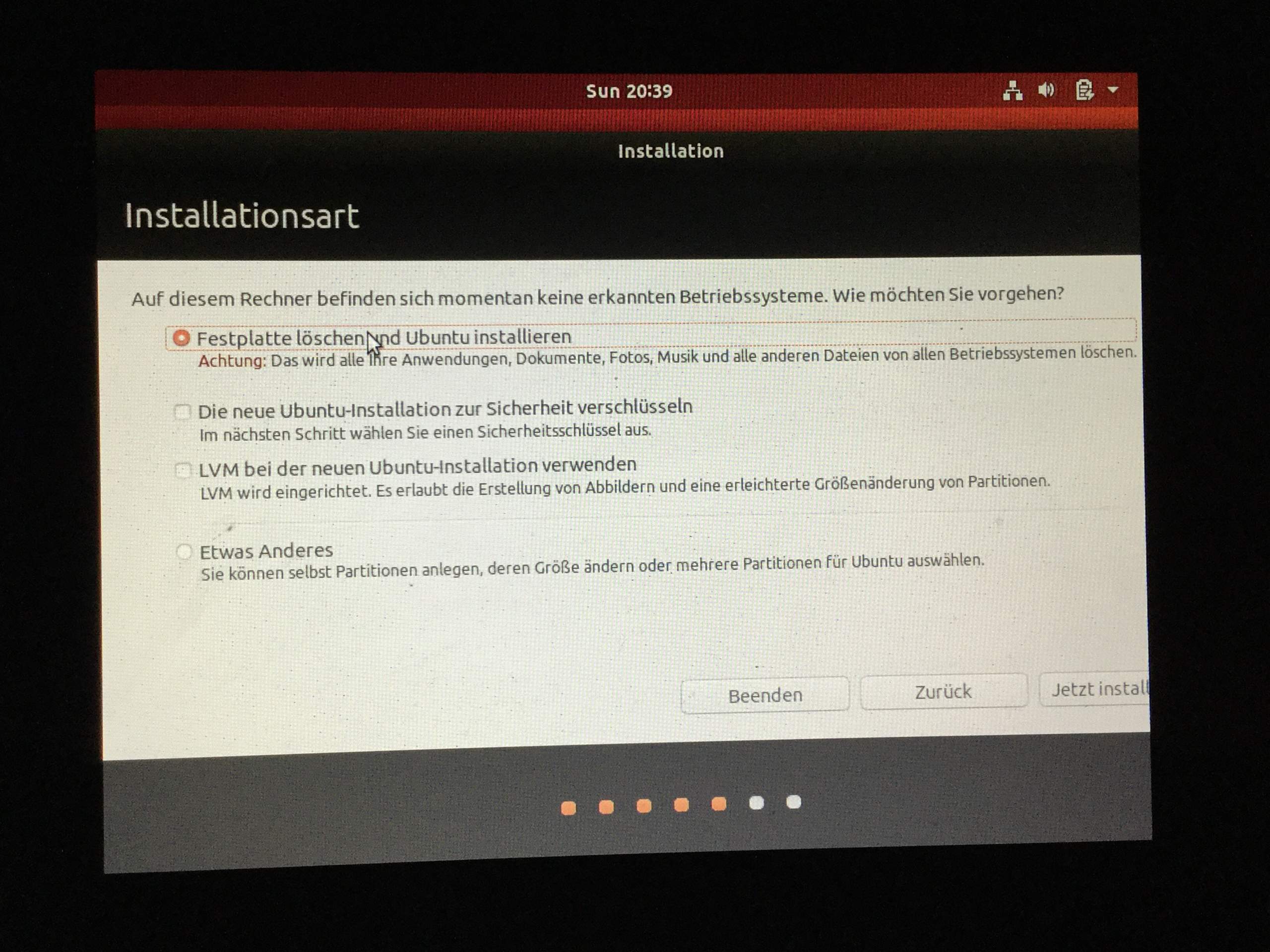 Bei Ubuntu Installation Auf Mac Mit USB Stick Festplatte L schen bei-ubuntu-installation-auf-mac-mit-usb-stick-festplatte-l-schen