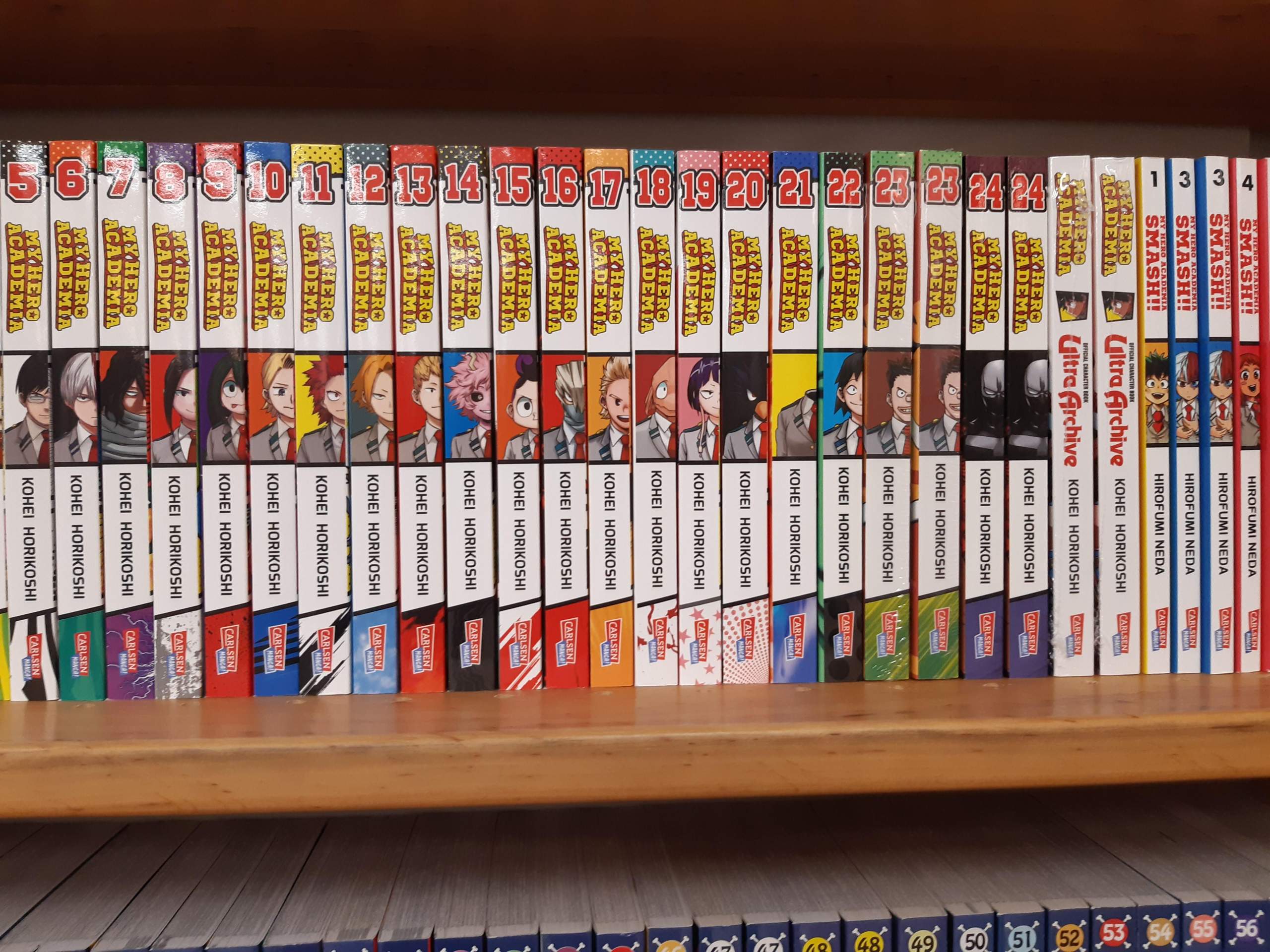 Wie viele Manga gibt es von MHA?