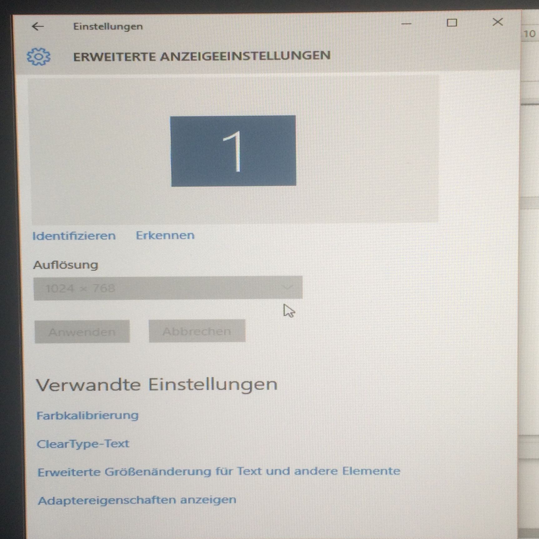 Wie kann ich bei Windows 10 die Auflösung ändern? (PC)