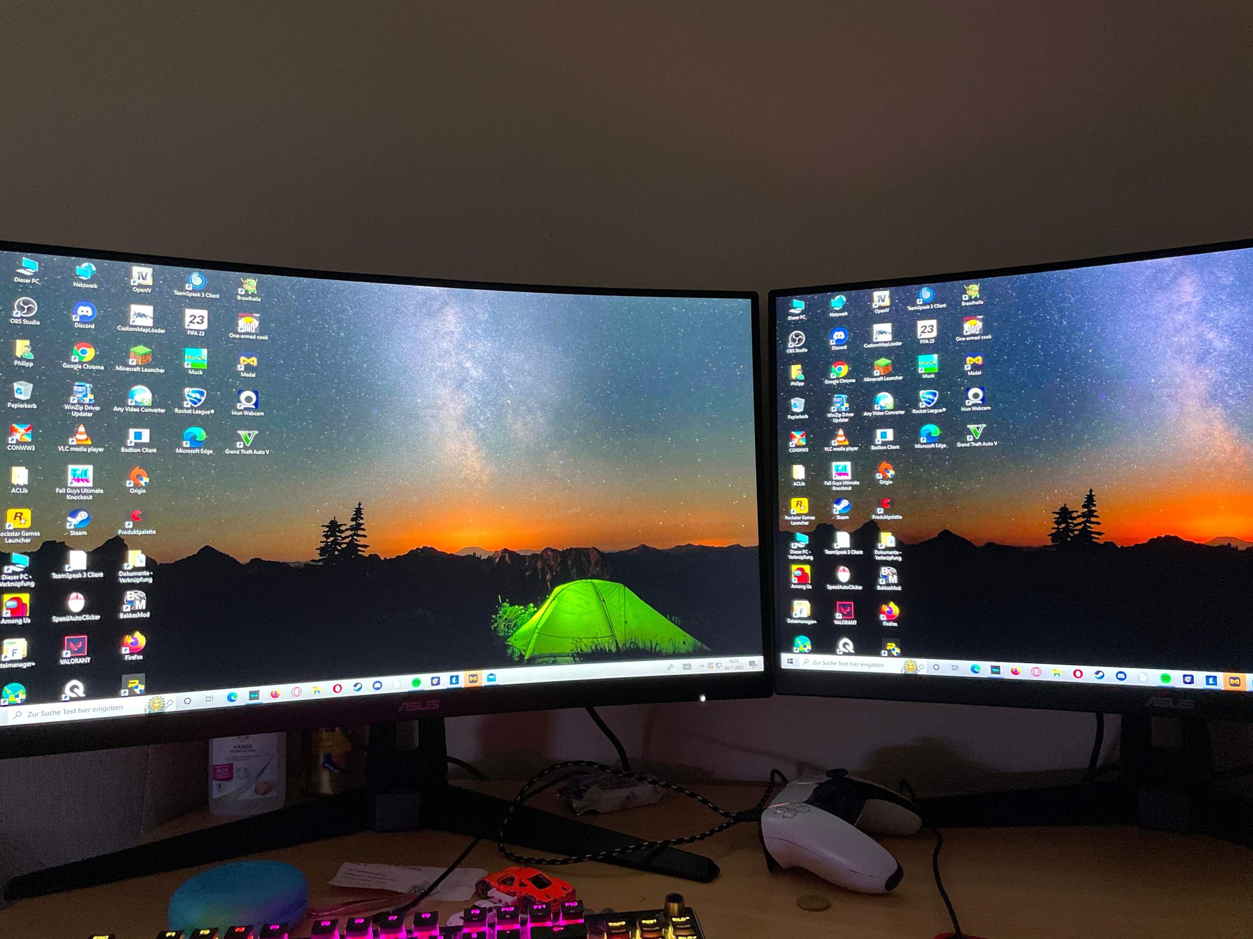 Beide Monitore zeigen das gleiche Bild? (PC, Bildschirm)