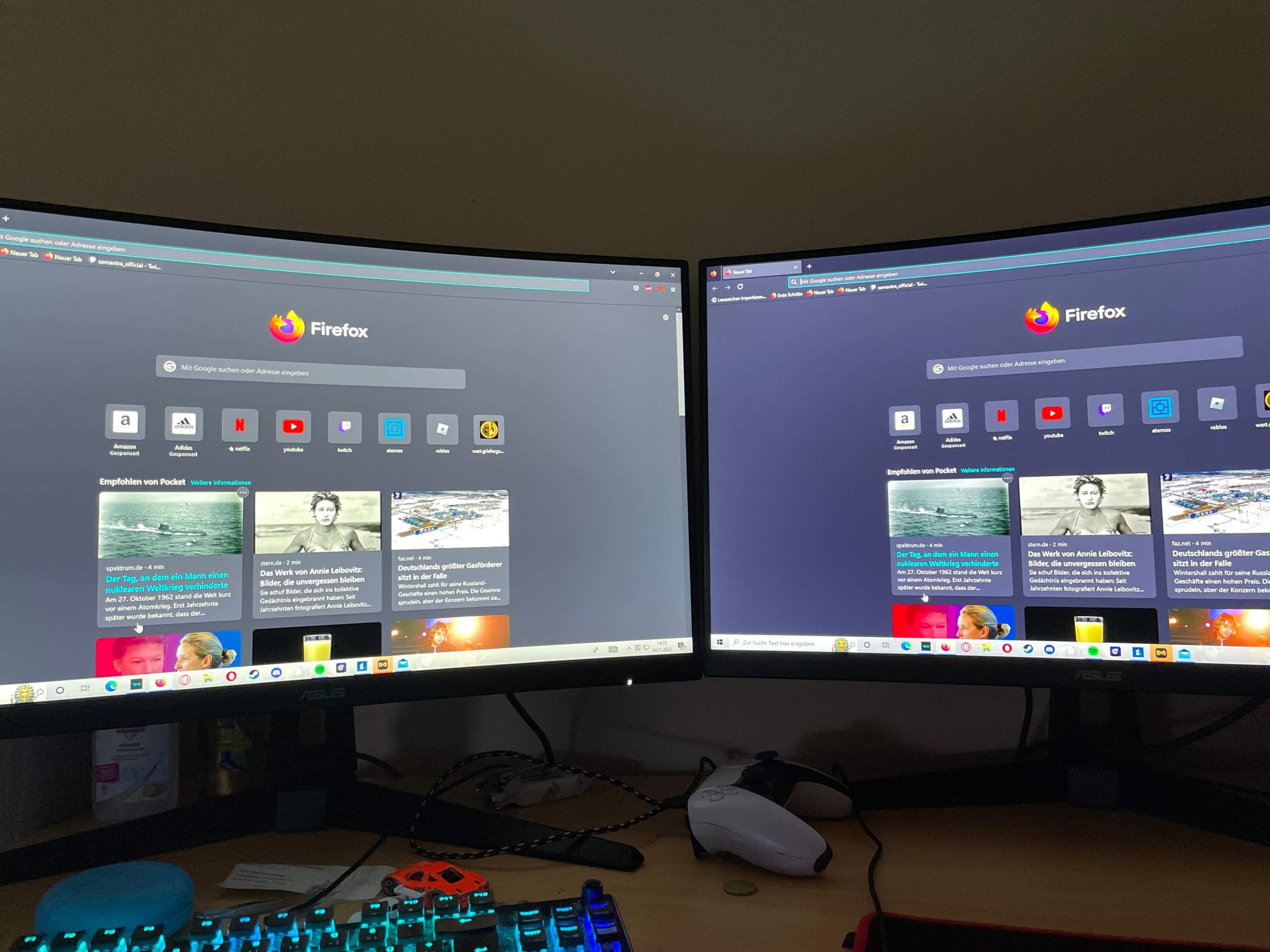 Beide Monitore zeigen das gleiche Bild? (PC, Bildschirm)