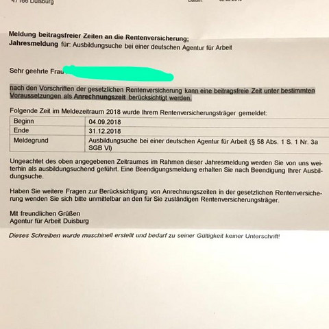 Beim Arbeitsamt Abgeldet Oder Nicht Beruf Ausbildung Job