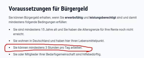 Beim Bürgergeld arbeiten?