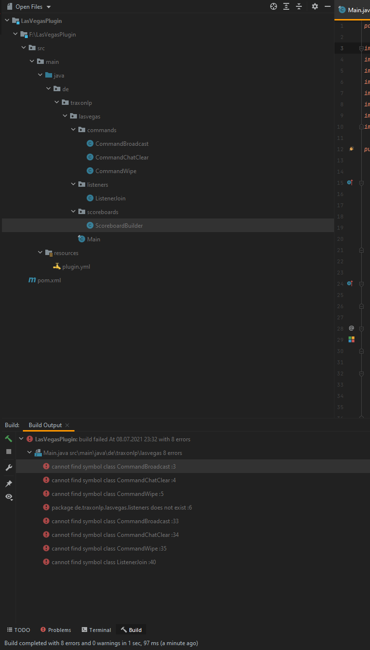 Java Hauptklasse Konnte Nicht Gefunden Werden Beim Builden class nicht gefunden, was los (IntelliJ)? (Computer