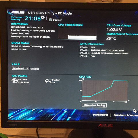 Das ist das Bios wo ich immer reinkomme - (PC, Windows, Asus)