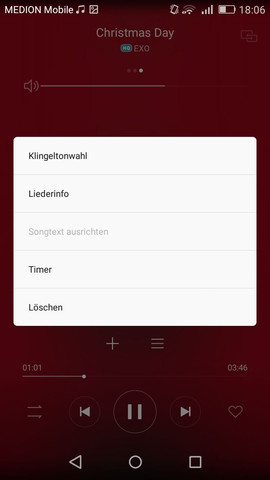 Beim Huawei P8 Lite In Der Musik App Songtexte Hinzufugen Handy Songtext