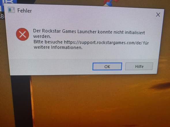 Beim Rockstar Games Launcher start?