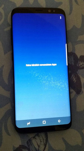 Beim Samsung Galaxy S8 Ist Im Bildschirm Immer Eine Blasse Grafik Leicht Sichtbar Kann Man Dieses Per Software Beseitigen Oder Ist Es Ein Garantiefall Handy Smartphone Garantie