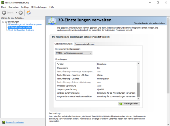 Nvidia Systemsteuerung - (Computerspiele, Notebook, Fehler)
