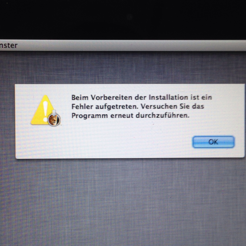 Apple Tv Beim Laden Dieses Inhalts Ist Ein Fehler Aufgetreten Beim Vorbereiten der Installation ist ein Fehler aufgetreten. Warum