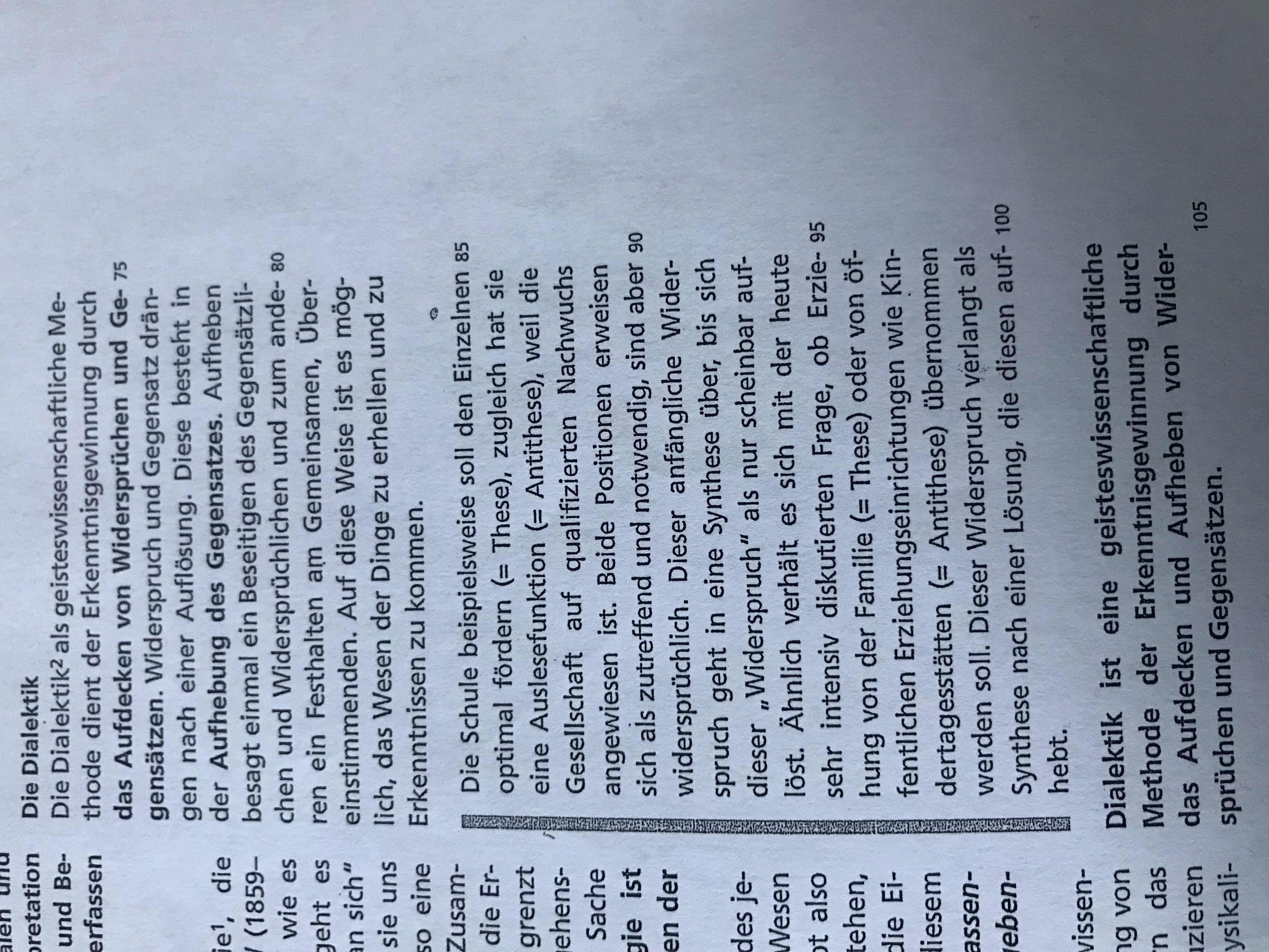 Grtantenada Antithese Beispiel