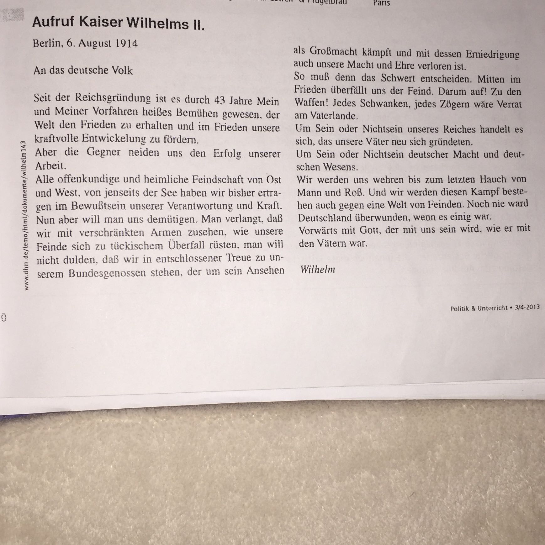 Beispiele Fur Kriegsrhetorik Geschichte