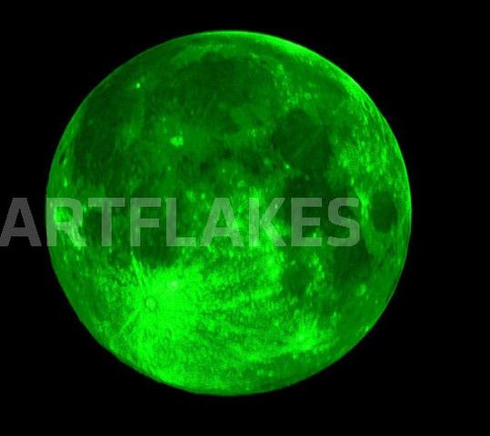Grüner Mond - (Mond, grün)